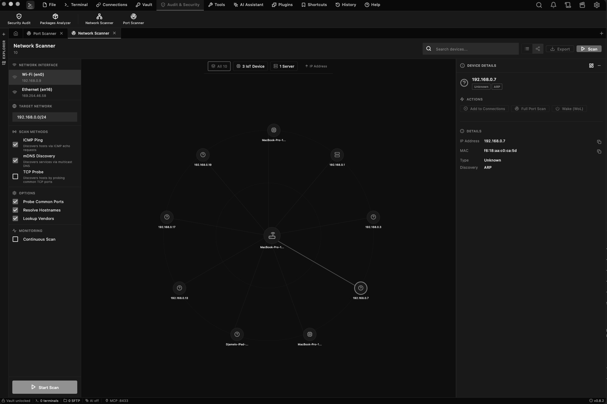 Network Tools, Edgely Console